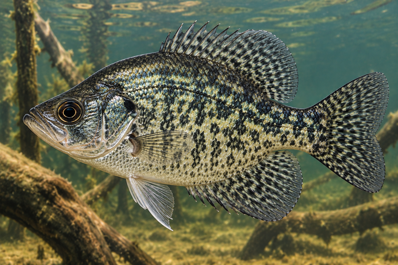 Black Crappie at Edge's Aquatic